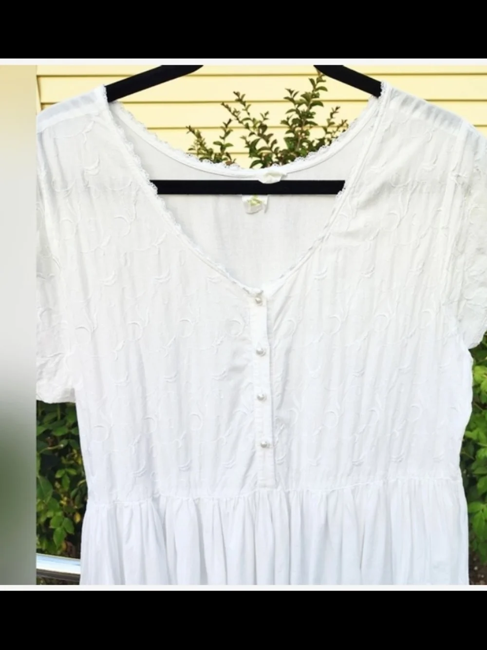 Victoria's Secret White Maxi Dress with Cinched Waist.